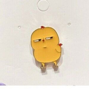 5/$20  Angry Chick Lapel Pin